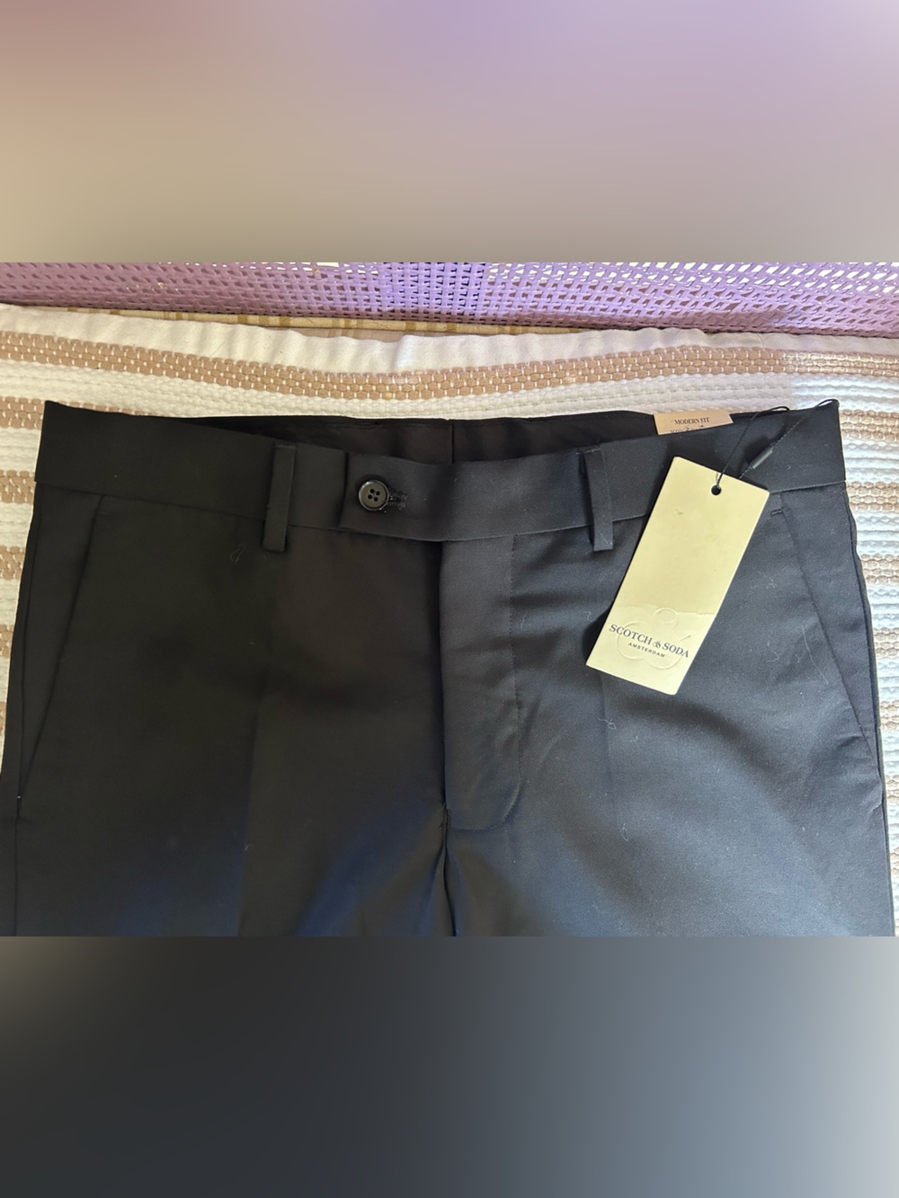 Scotch & Soda Black Dress Trousers